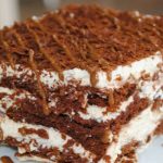 Бисквитена торта с Маскарпоне и шоколад
