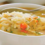 Пилешка супа с ориз и картофи